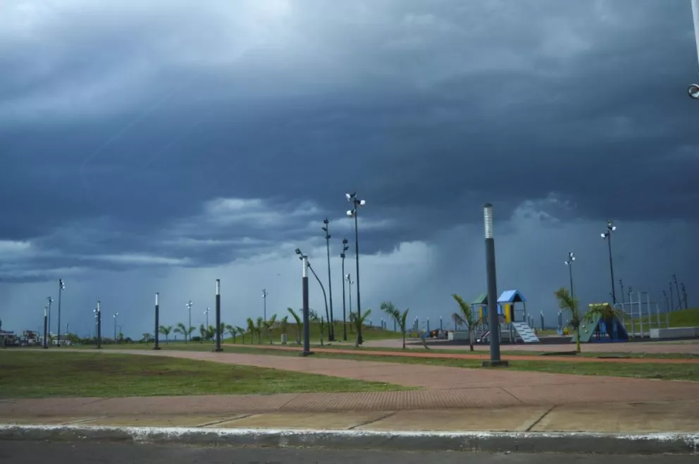 El SMN emitió alerta a corto plazo para Misiones por Tormentas fuertes con lluvias intensas