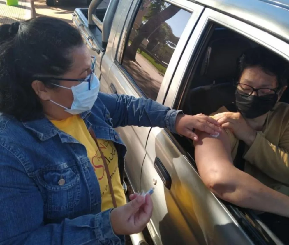 Puerto Iguazú: exitosa campaña de vacunación antigripal Auto-Vac