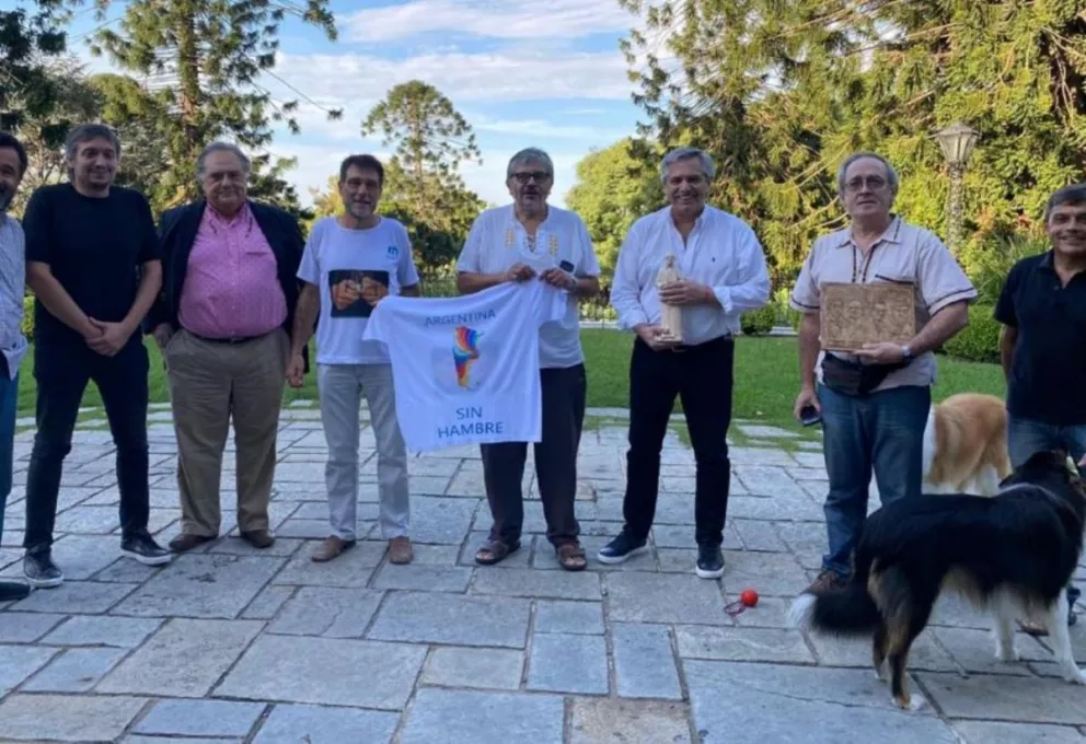 El presidente Alberto Fernández recibió al “Grupo de Curas en Opción por los Pobres”