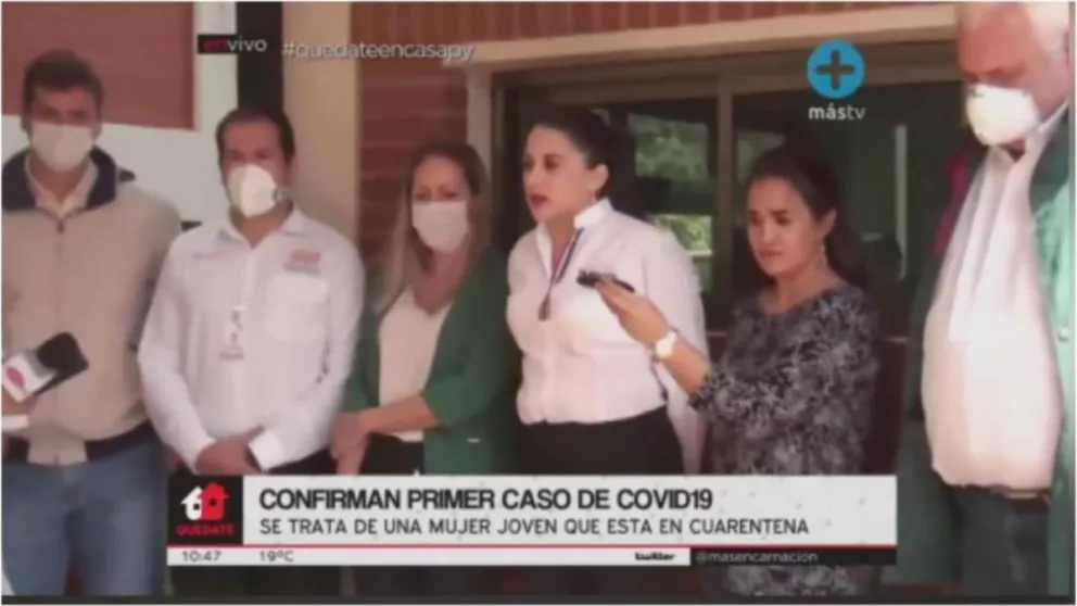 En conferencia de prensa informaron el primer caso positivo de coronavirus en Encarnación