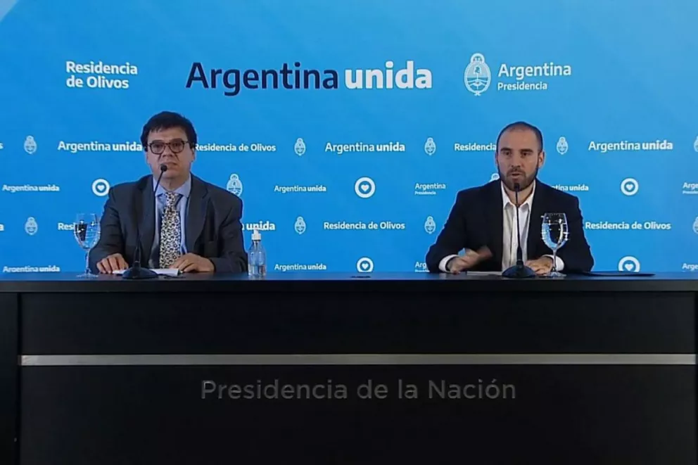 El ministro de Trabajo, Claudio Moroni, y el titular de Economía, Martín Guzmán, detallaron los alcances de la ayuda.