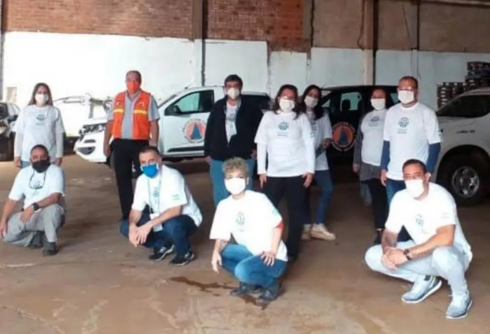 Los Cascos Blancos se suman a la lucha contra el dengue y el Covid-19 en Misiones