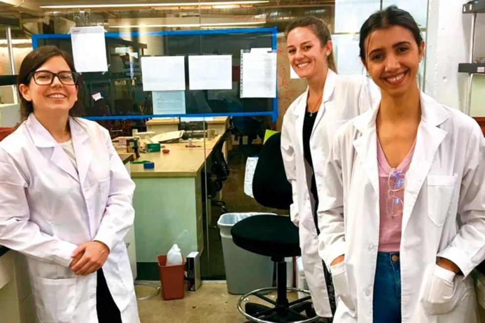Las misioneras trabajan en el marco de un proyecto de CASPR Biotech.