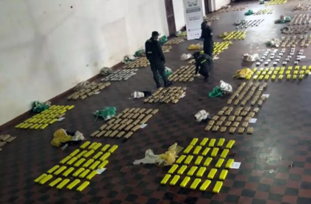 Gendarmería incautó más de 700 kilos de marihuana en El Alcázar