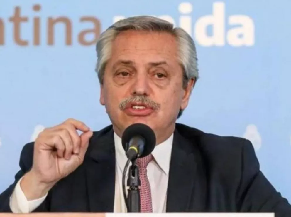 Alberto Fernández dijo que "en principio" el Estado no ayudará a pagar aguinaldos