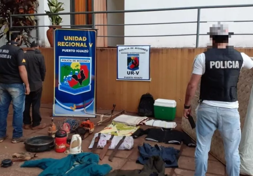 Terminó detenido por robar varios objetos de una vivienda en Iguazú