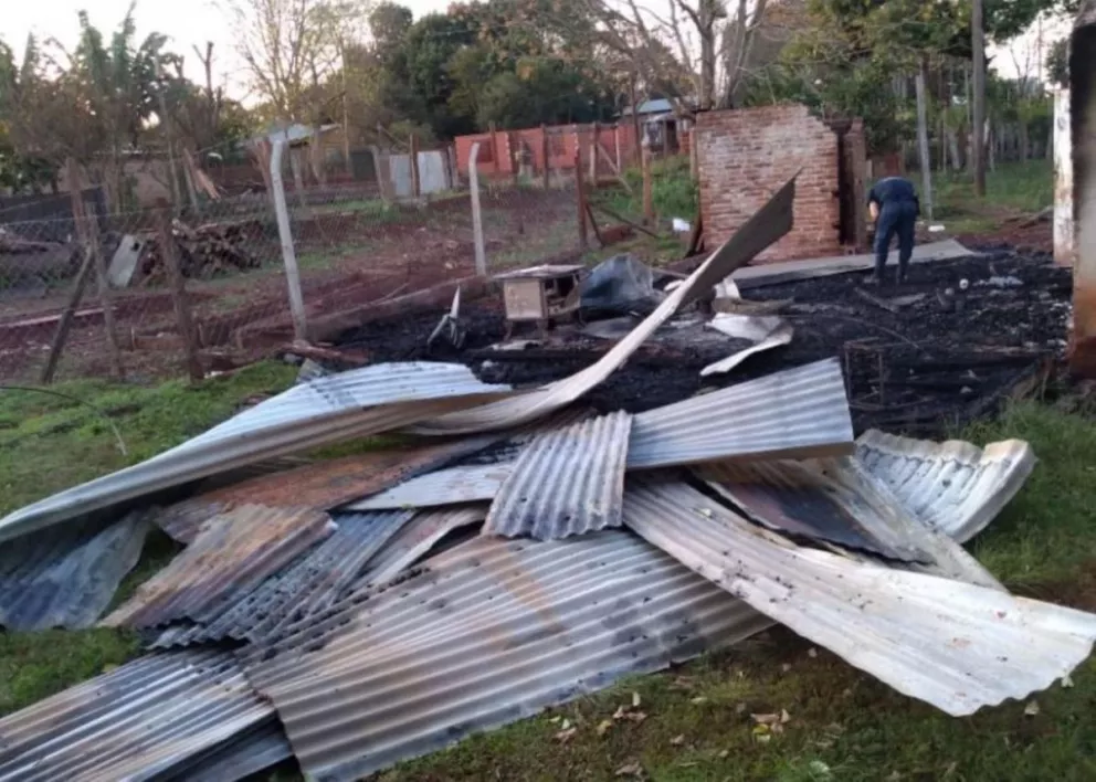 Investigan el incendio de una vivienda en Campo Viera