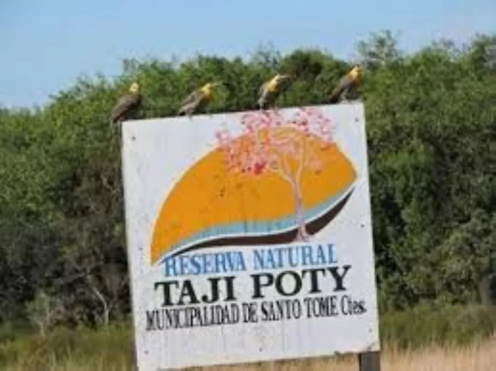 Reserva Natural Taji Poty, de la localidad de Santo Tomé, Corrientes