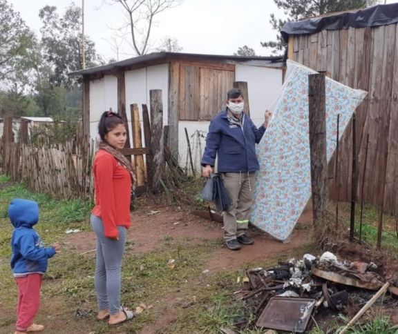 Fuertes precipitaciones ocasionaron desborde de arroyos en Andresito Fuertes precipitaciones ocasionaron desborde de arroyos en Andresito