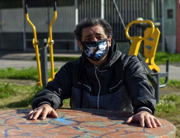 WalterTaboada en uno de los parques de Berazategui, de dónde es oriundo WalterTaboada en uno de los parques de Berazategui, de dónde es oriundo