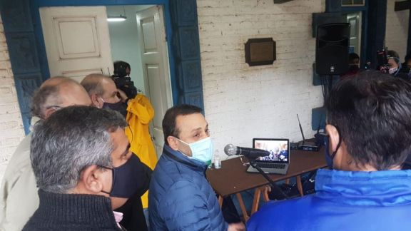 Arribó el tren de cargas a Garupá Arribó el tren de cargas a Garupá