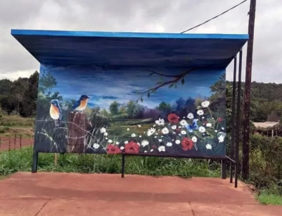 Puerto Piray luce sus coloridos murales