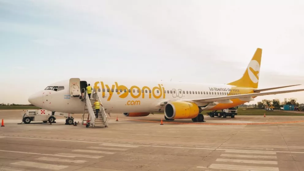 Flybondi volverá a volar la ruta Rosario-Iguazú el 1° de noviembre