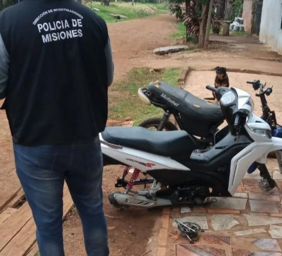 Un detenido por el robo y desarmado de dos motocicletas en Posadas