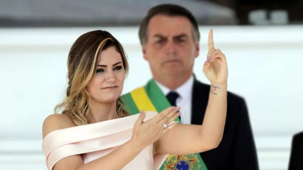 Primera dama de Brasil Michelle Bolsonaron