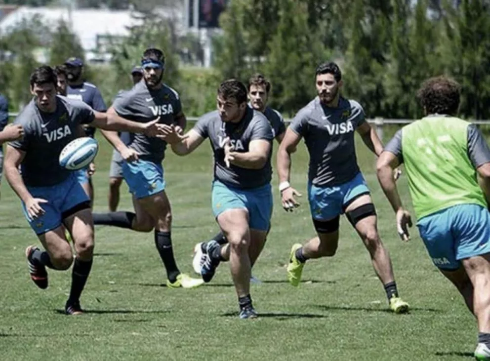 Los Pumas volvieron a entrenarse después de diez meses para competir en el Rugby Championship