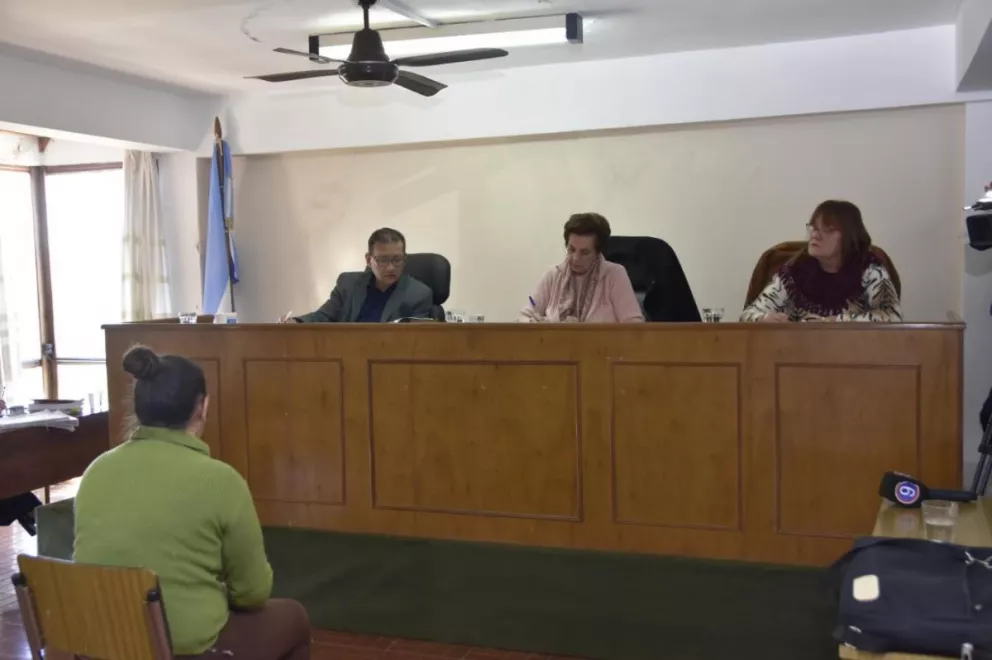 La acusada, Marisa Duarte, prestó declaración ante el Tribunal e la apertura de la jornada
