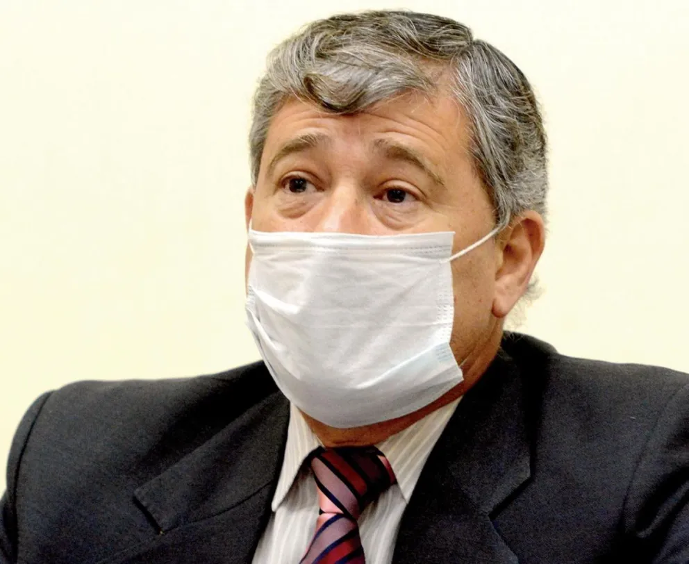César Yaya, presidente del tribunal.