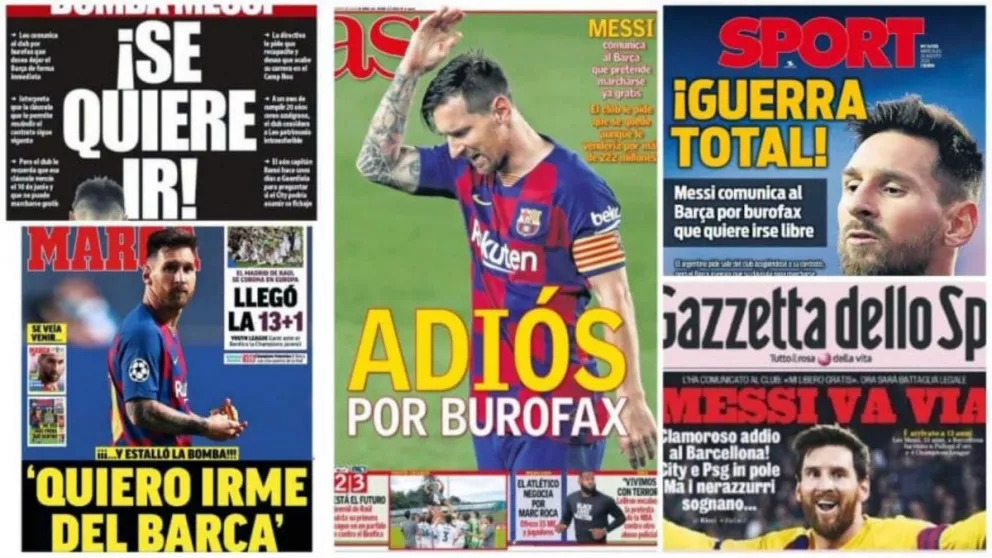 Las tapas de España reflejan el portazo de Messi