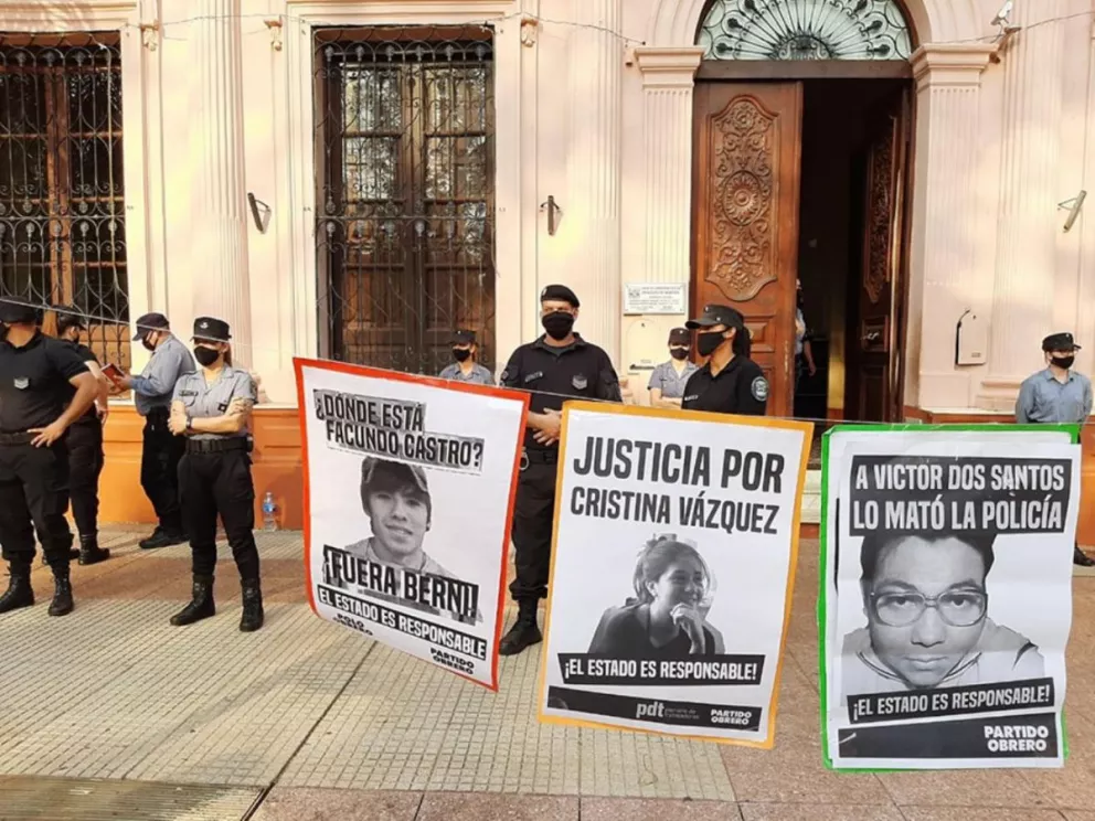 Pidieron justicia por los casos de gatillo fácil y la muerte de Cristina