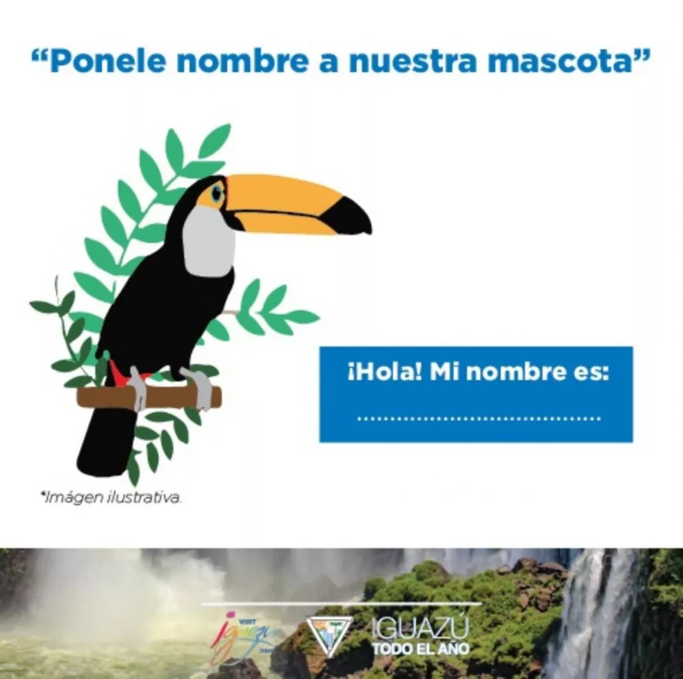 Lanzaron el concurso 'Ponele nombre a la mascota de Visit Iguazú'