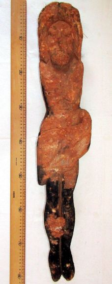 Hallazgo histórico: encontraron un Cristo jesuítico en Candelaria Hallazgo histórico: encontraron un Cristo jesuítico en Candelaria