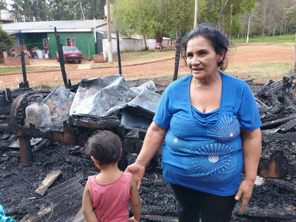 Un niño murió al quedar atrapado en el incendio de su casa en Mado 
