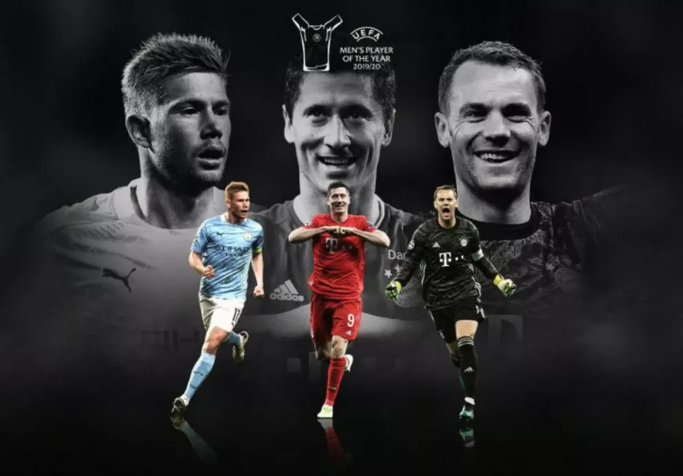 UEFA anunció los tres candidatos a ganar el premio a mejor jugador del año