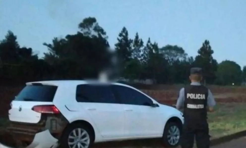 San Vicente: tras persecución, detienen a un hombre que conducía un auto robado