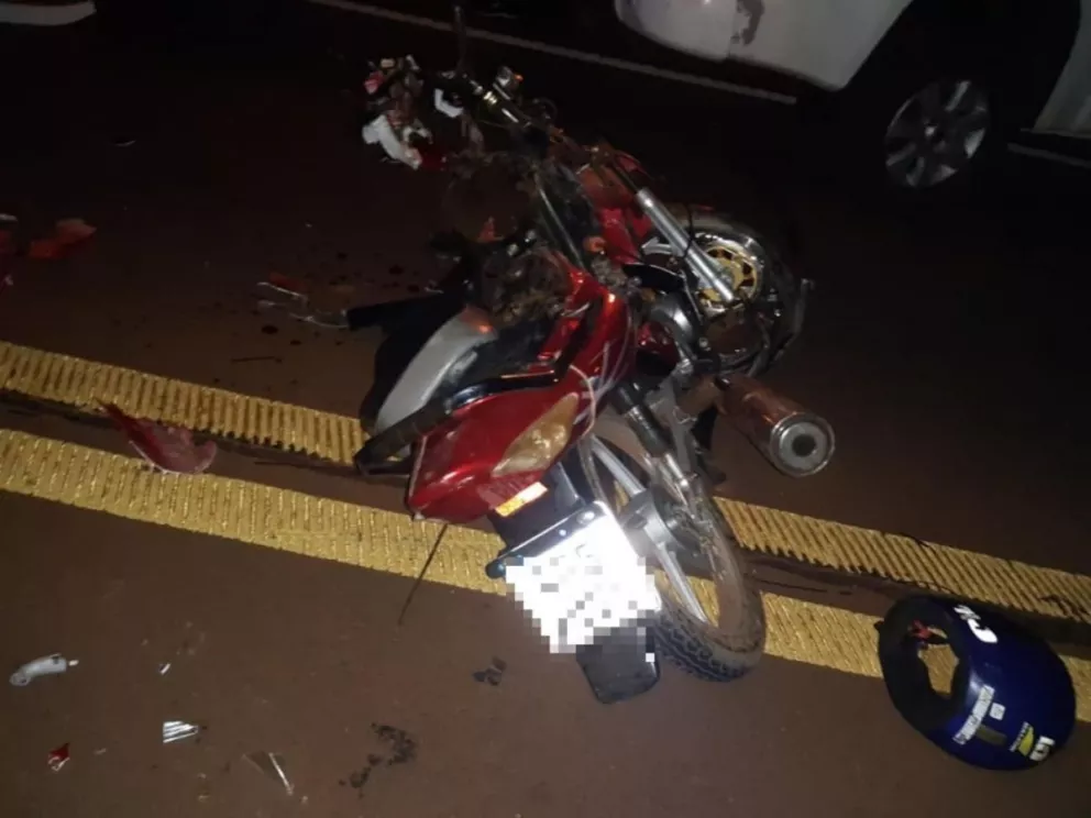 Otro motociclista muerto, esta vez en un choque en San Pedro