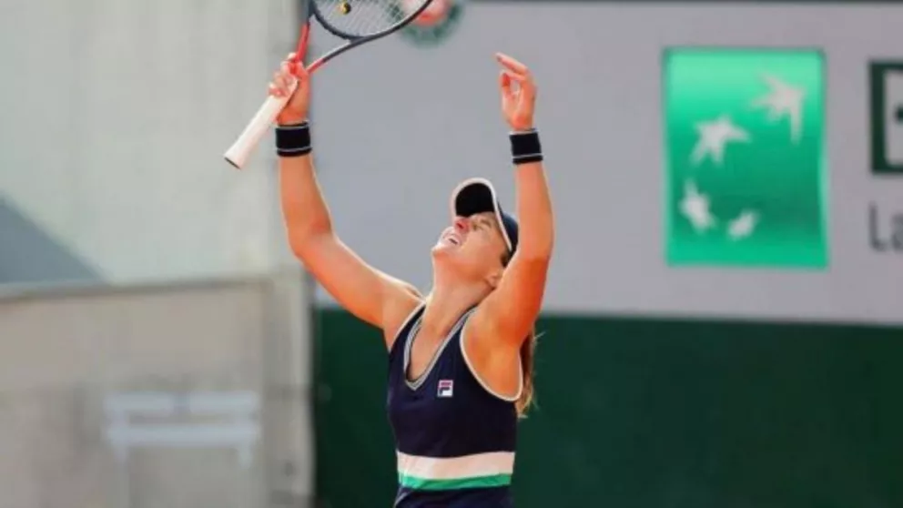 Nadia Podoroska vive un sueño en Roland Garros y avanzó a tercera ronda
