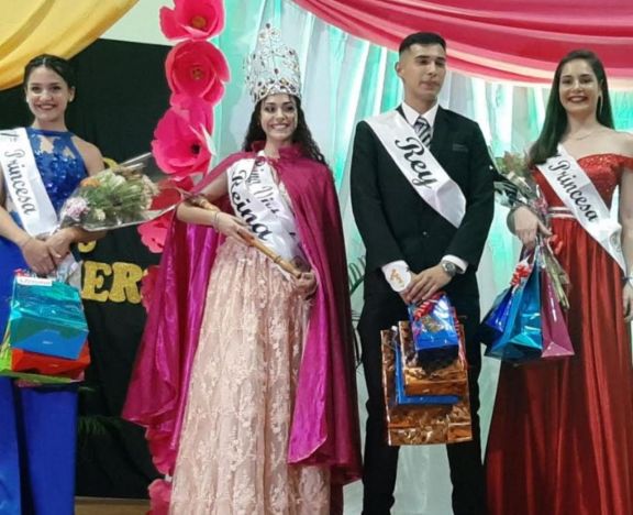 Esteban Talavera y Florencia Romeo son los nuevos reyes de Puerto Piray Esteban Talavera y Florencia Romeo son los nuevos reyes de Puerto Piray