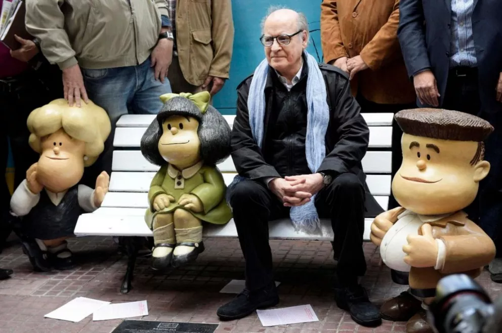 A los 88 años falleció Quino, el creador de Mafalda