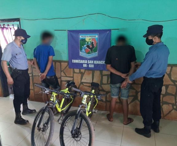 Detuvieron a 'Pitu' y a 'Android' por el robo de bicicletas en un local turístico Detuvieron a 'Pitu' y a 'Android' por el robo de bicicletas en un local turístico