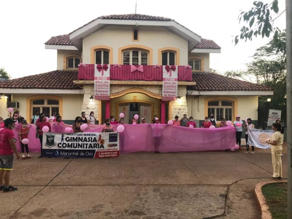 Iguazú: continúan las actividades por el Mes de Lucha contra el Cáncer de Mama