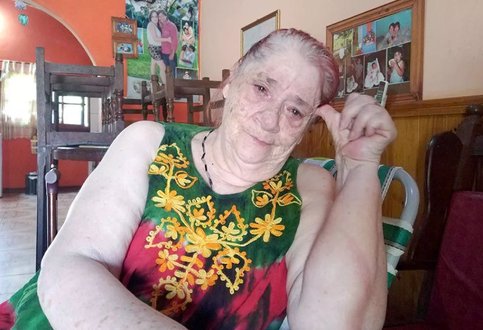 Anciana pide volver a  su casa en Formosa