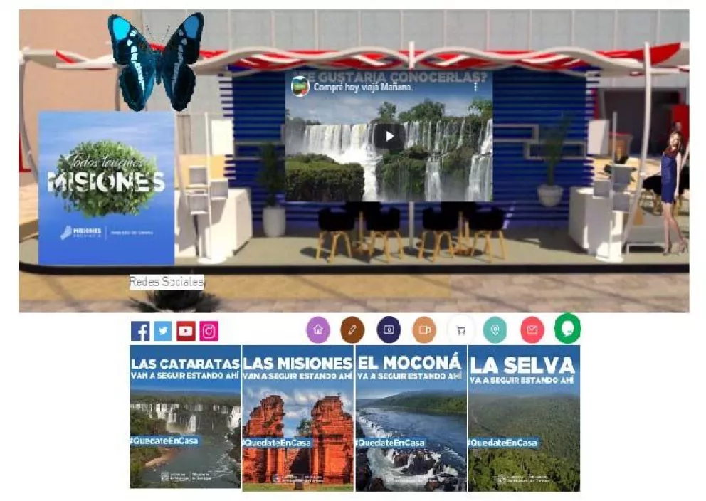 La 1° Feria Virtual de Turismo en Argentina será misionera