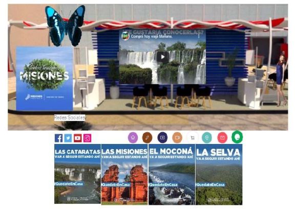La 1° Feria Virtual de Turismo en Argentina será misionera La 1° Feria Virtual de Turismo en Argentina será misionera