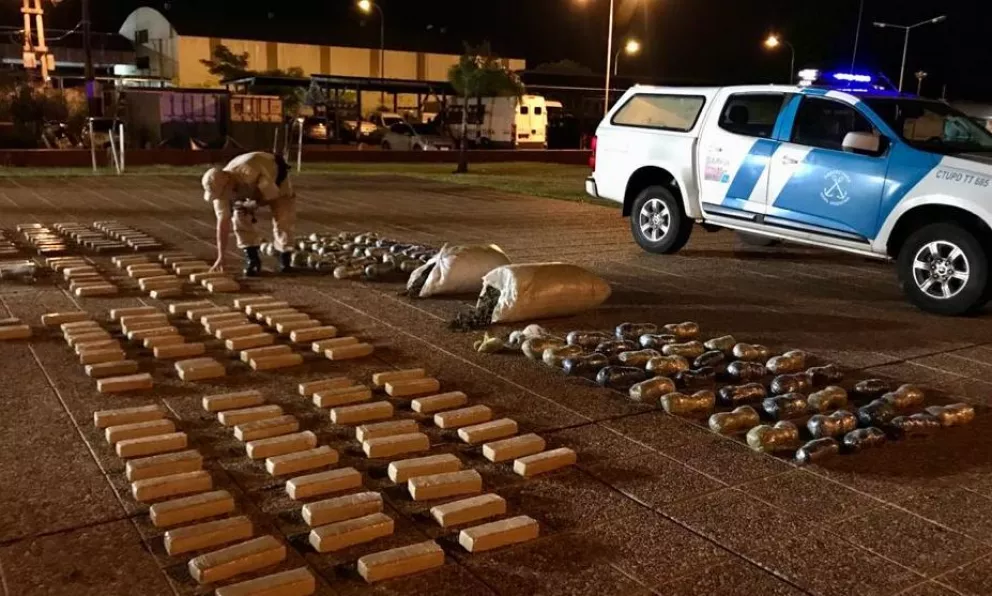 Secuestran más de 163 kilos de marihuana en Posadas