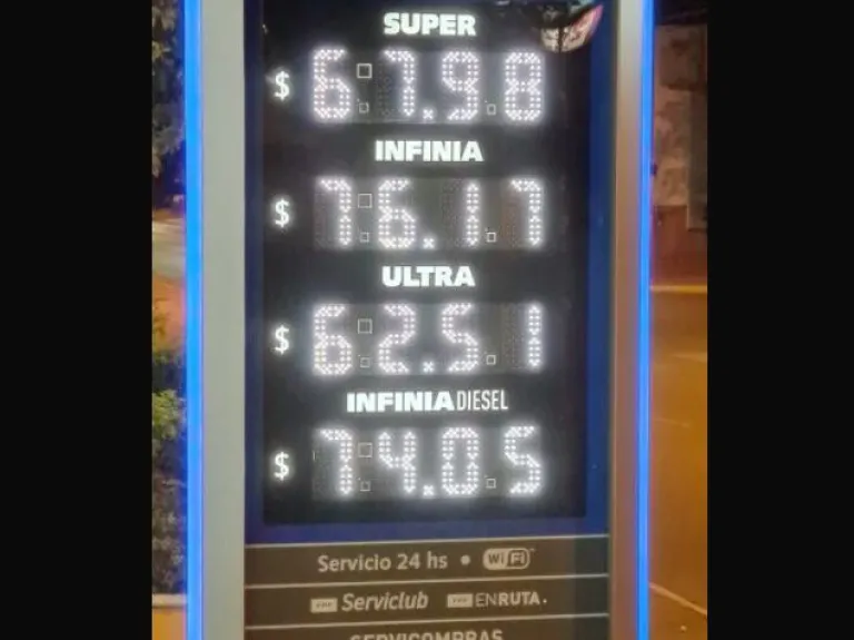 Aumento de hasta 2 pesos en el valor del combustible