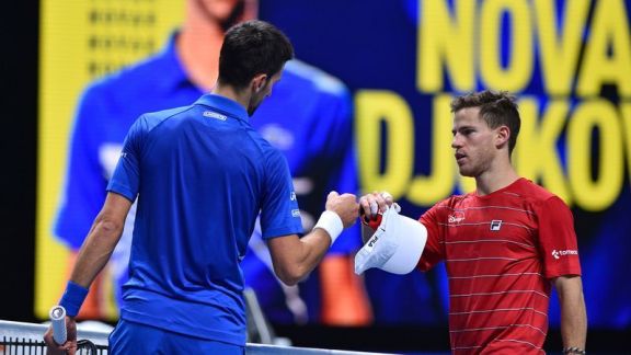 Masters de Londres: Schwartzman no pudo ante la contundencia de Djokovic Masters de Londres: Schwartzman no pudo ante la contundencia de Djokovic
