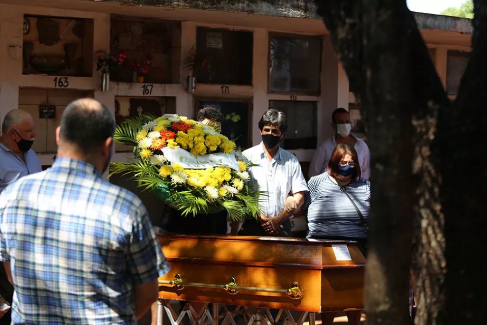 Despidieron los restos del chef posadeño que murió en Brasil