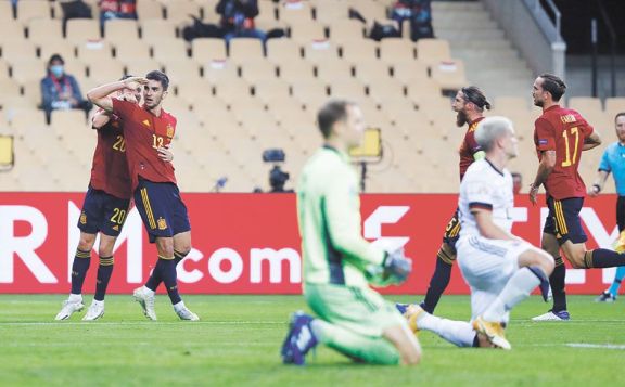 Baile histórico: España le propinó a Alemania su peor derrota en 89 años Baile histórico: España le propinó a Alemania su peor derrota en 89 años