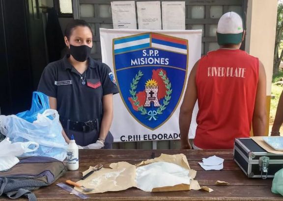 Intentaron ingresar cocaína a la cárcel de Eldorado Intentaron ingresar cocaína a la cárcel de Eldorado