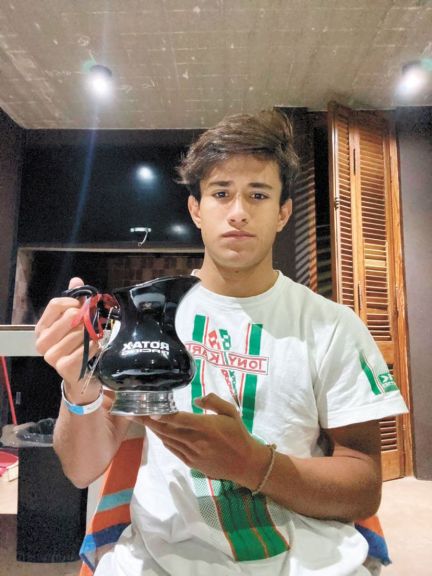 Grimaldi hizo podio en la Rotax Bue Grimaldi hizo podio en la Rotax Bue