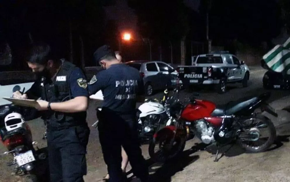 Más fiestas clandestinas en Posadas con demorados y policías involucrados