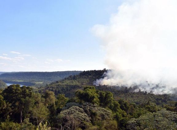 Los focos de incendios se propagan en distintos puntos de la provincia Los focos de incendios se propagan en distintos puntos de la provincia