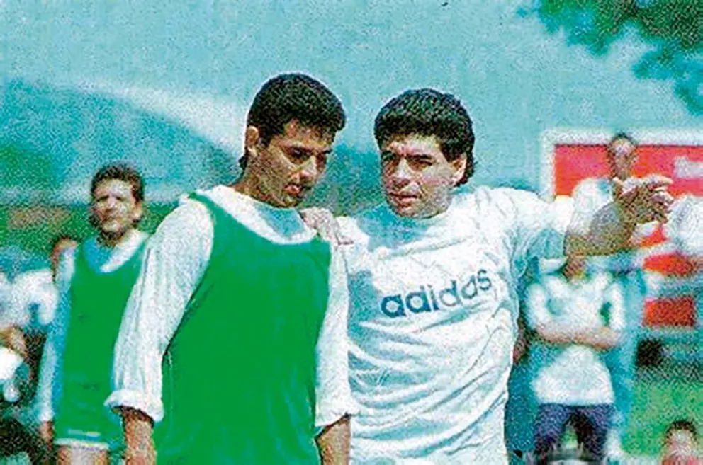 Herrera Ahuad recordó a Maradona en Mandiyú