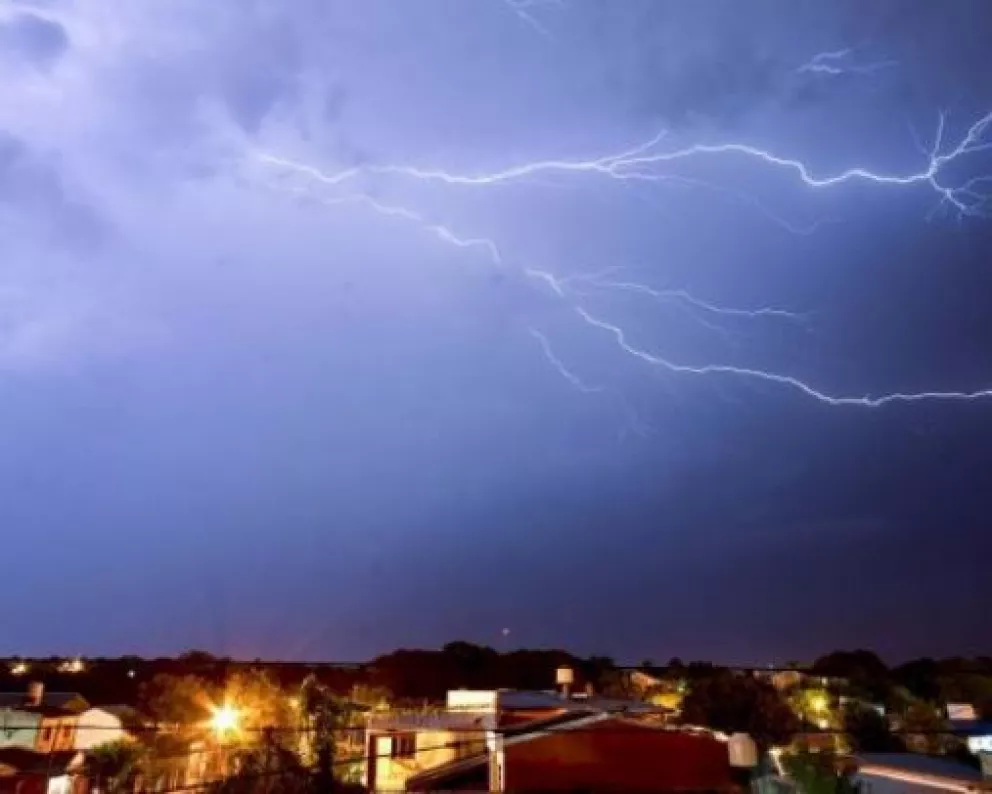 Renovaron alerta meteorológica por tormentas fuertes en Misiones