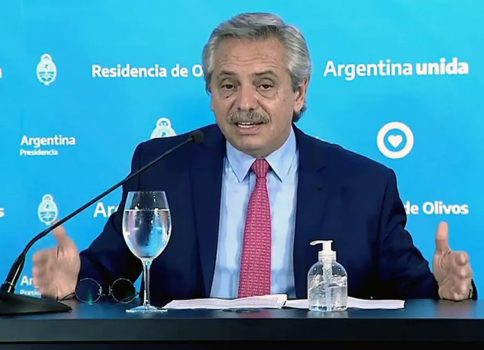 El presidente convocó a construir una "Argentina unida contra las violencias de género"